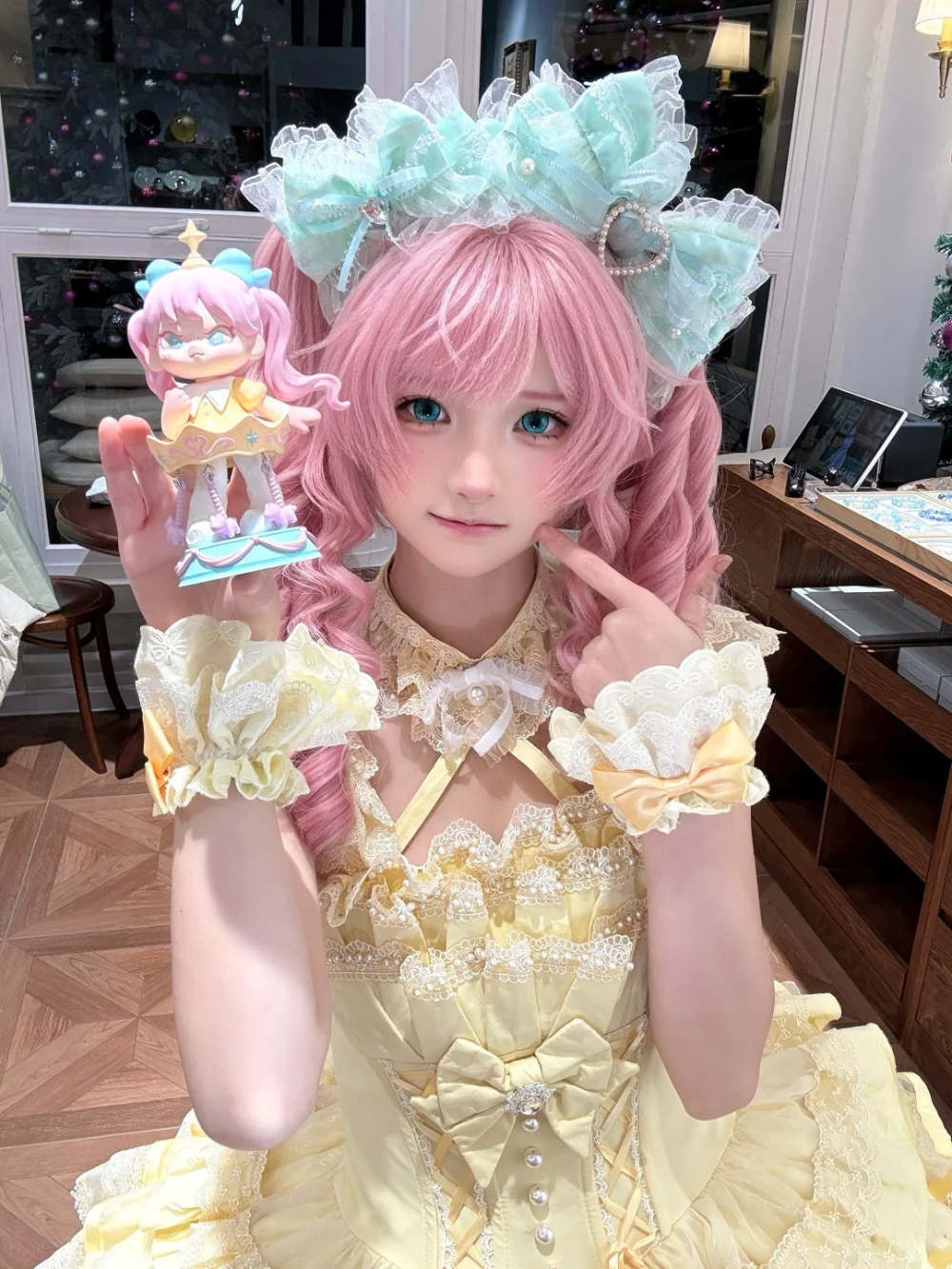 Loli cosplay dễ thương anime