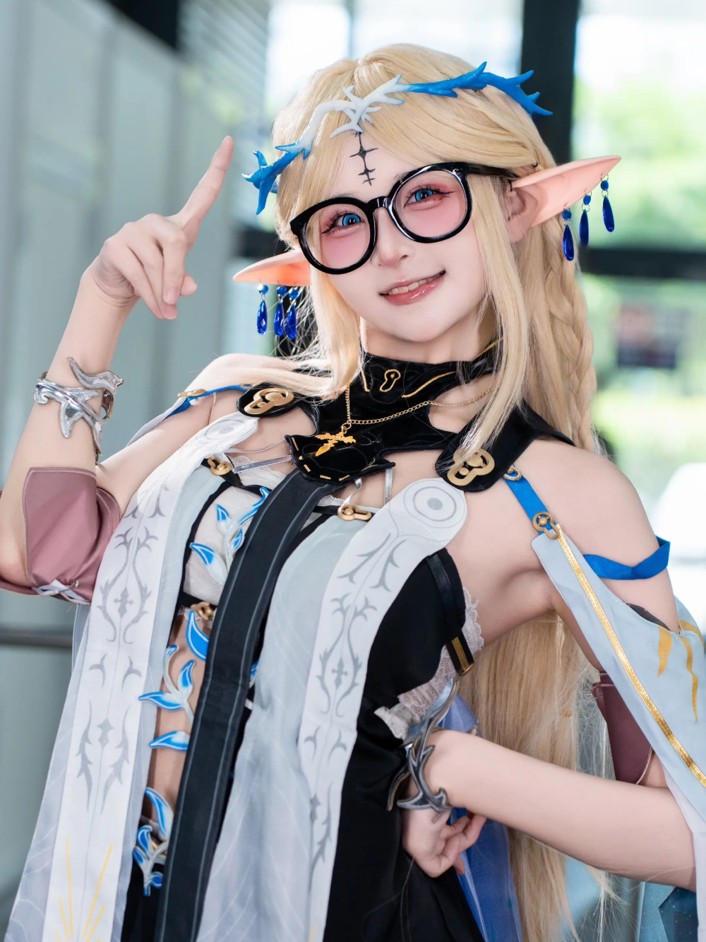cartethyia cosplay wuwa concept nghệ thuật
