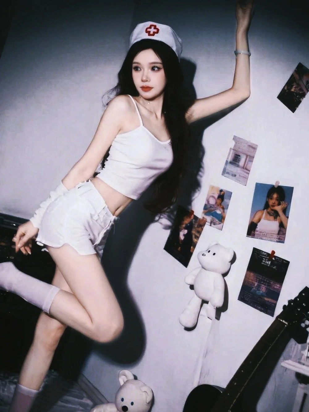 đồ ngủ cosplay y tá dễ thương