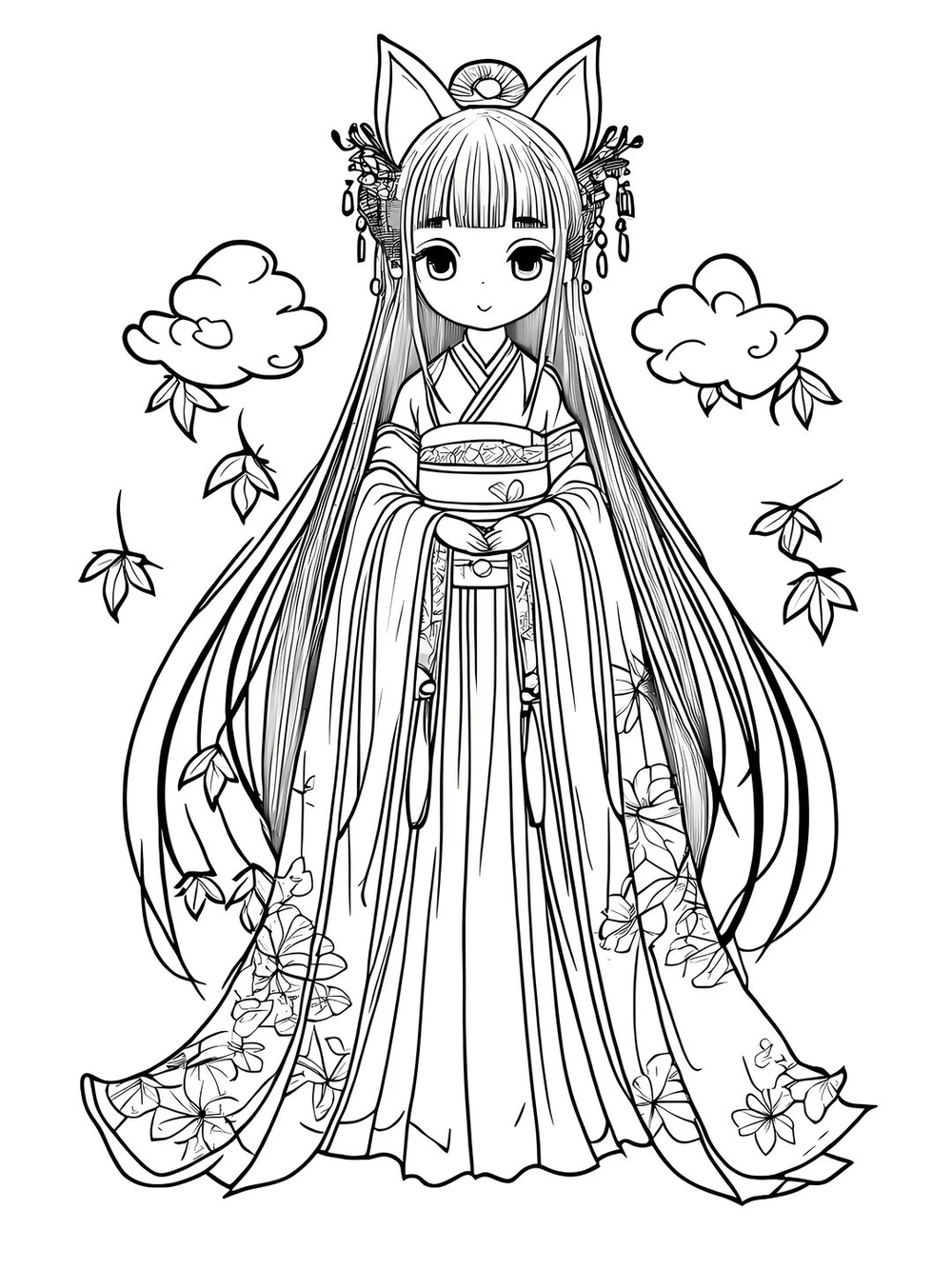 fanart vẽ hồ ly anime full màu