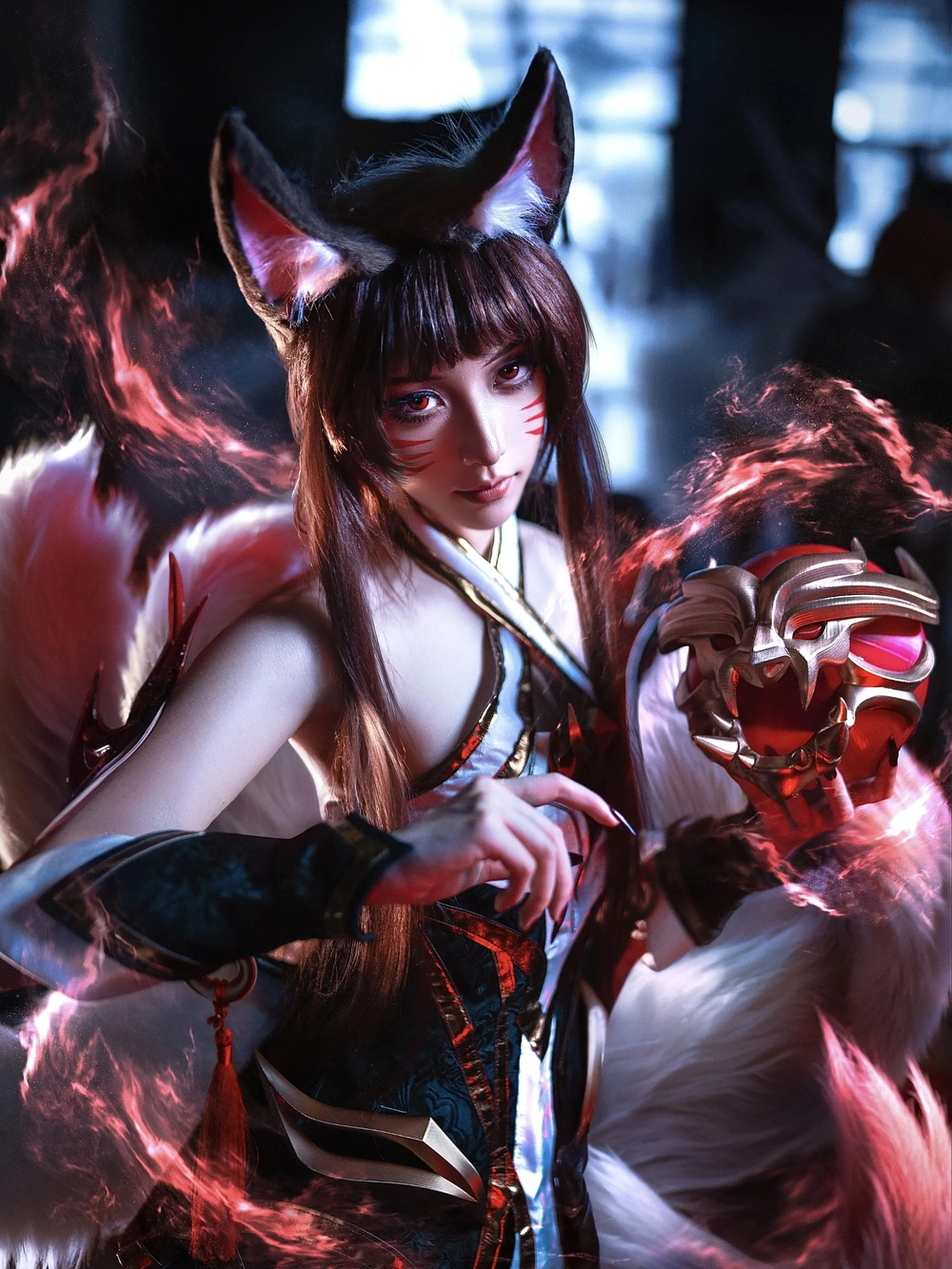 gái cosplay anime trang phục truyền thống