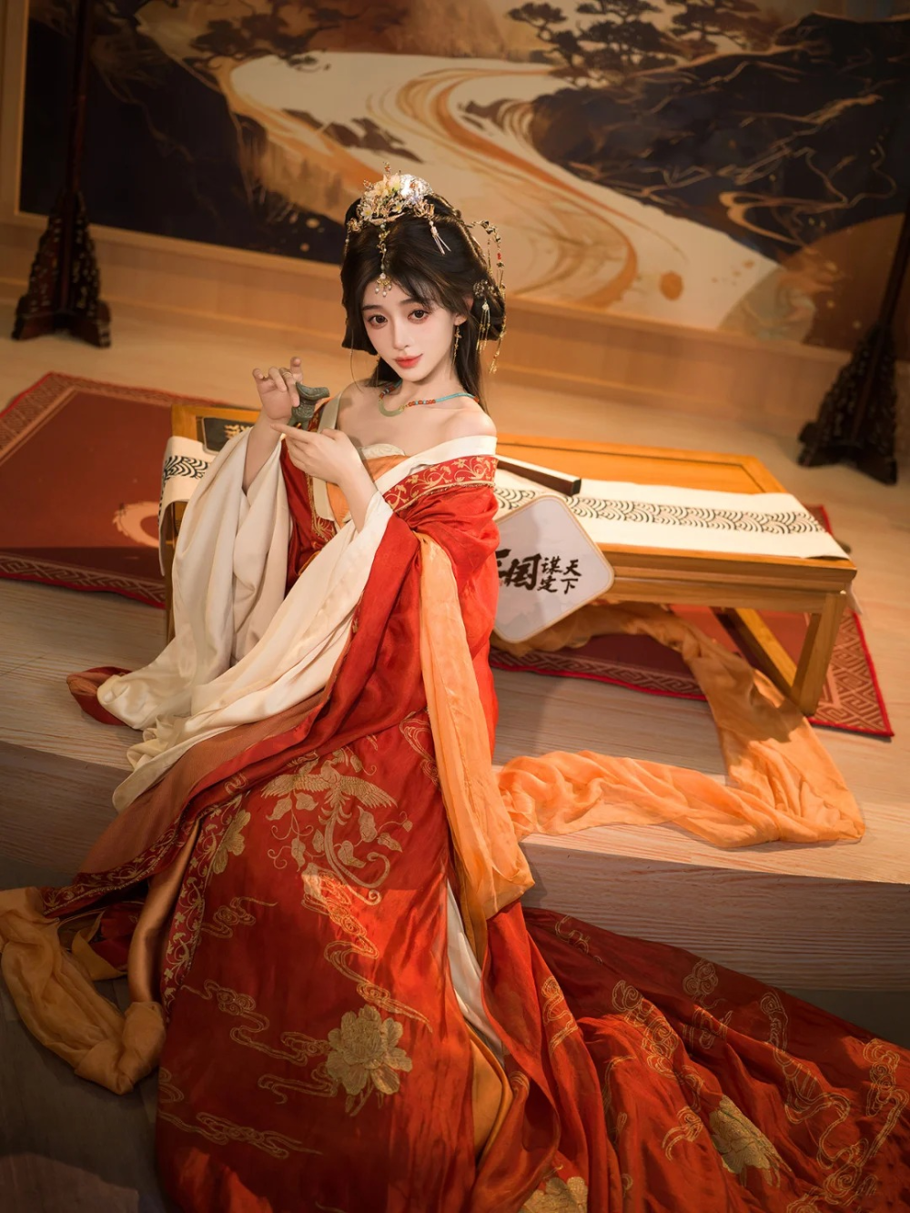 gái trung quốc cosplay cổ trang truyền thống