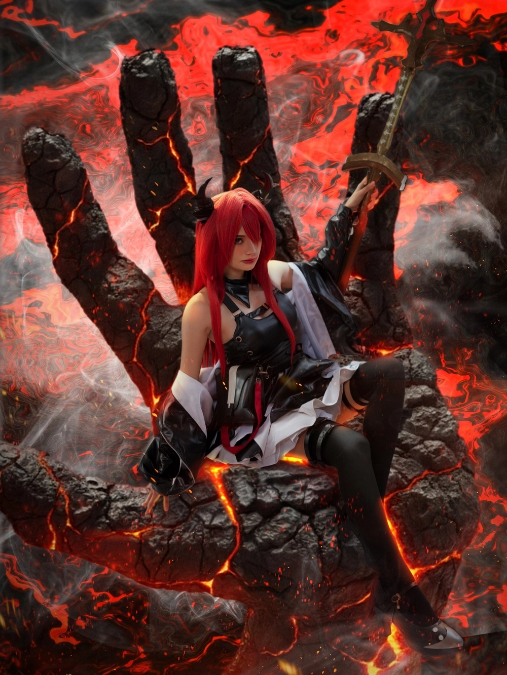 hình Laevatain Cosplay tạo hình ấn tượng