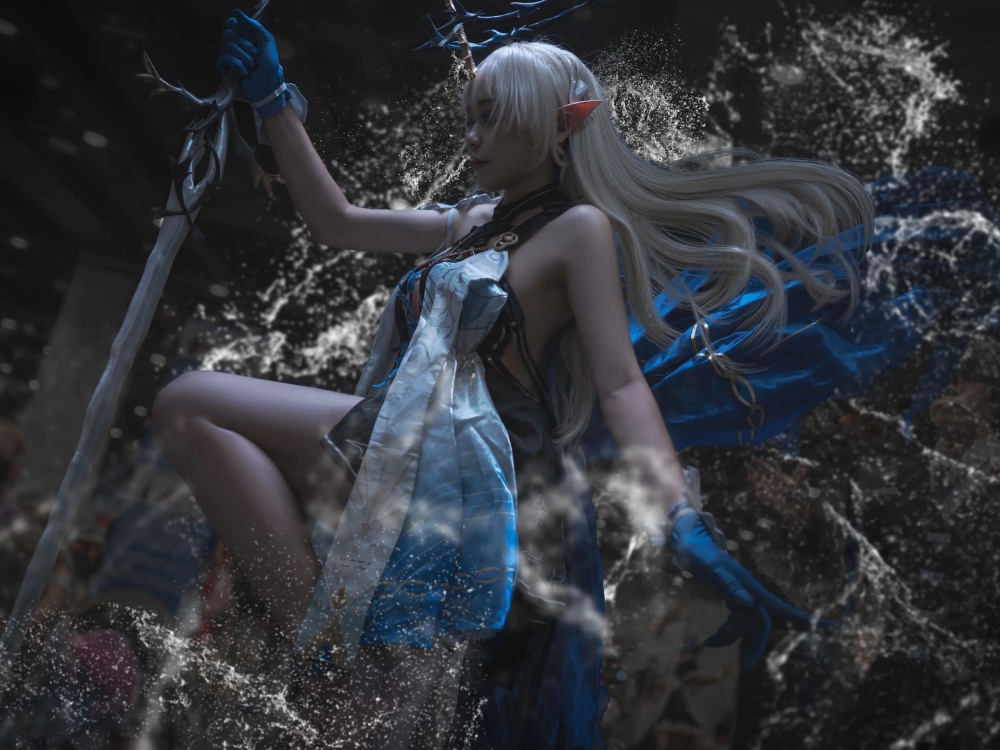 hình ảnh wuthering waves cartethyia cosplay đẹp