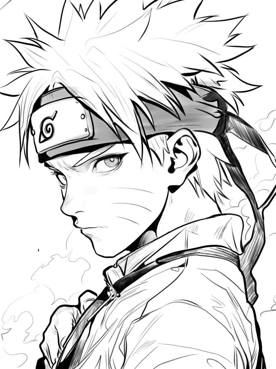 hướng dẫn vẽ naruto anime chi tiết