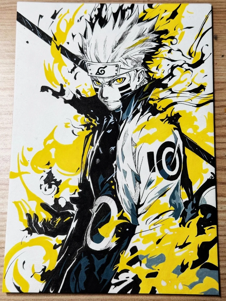 naruto anime vẽ chì đơn giản