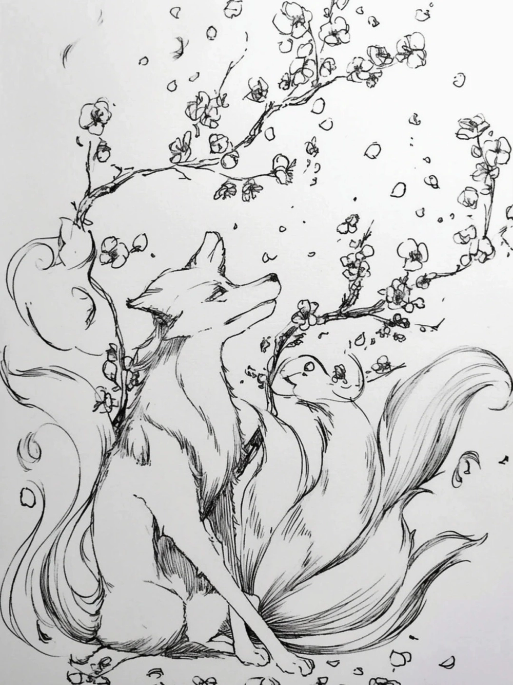 tuyệt phẩm vẽ hồ ly anime 3D