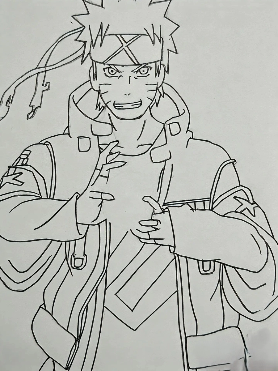 vẽ naruto anime theo phong cách fanart