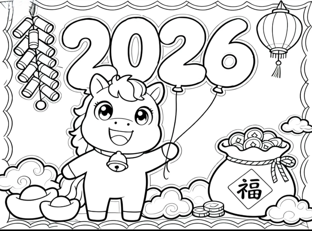 vẽ tranh anime chủ đề ngày tết