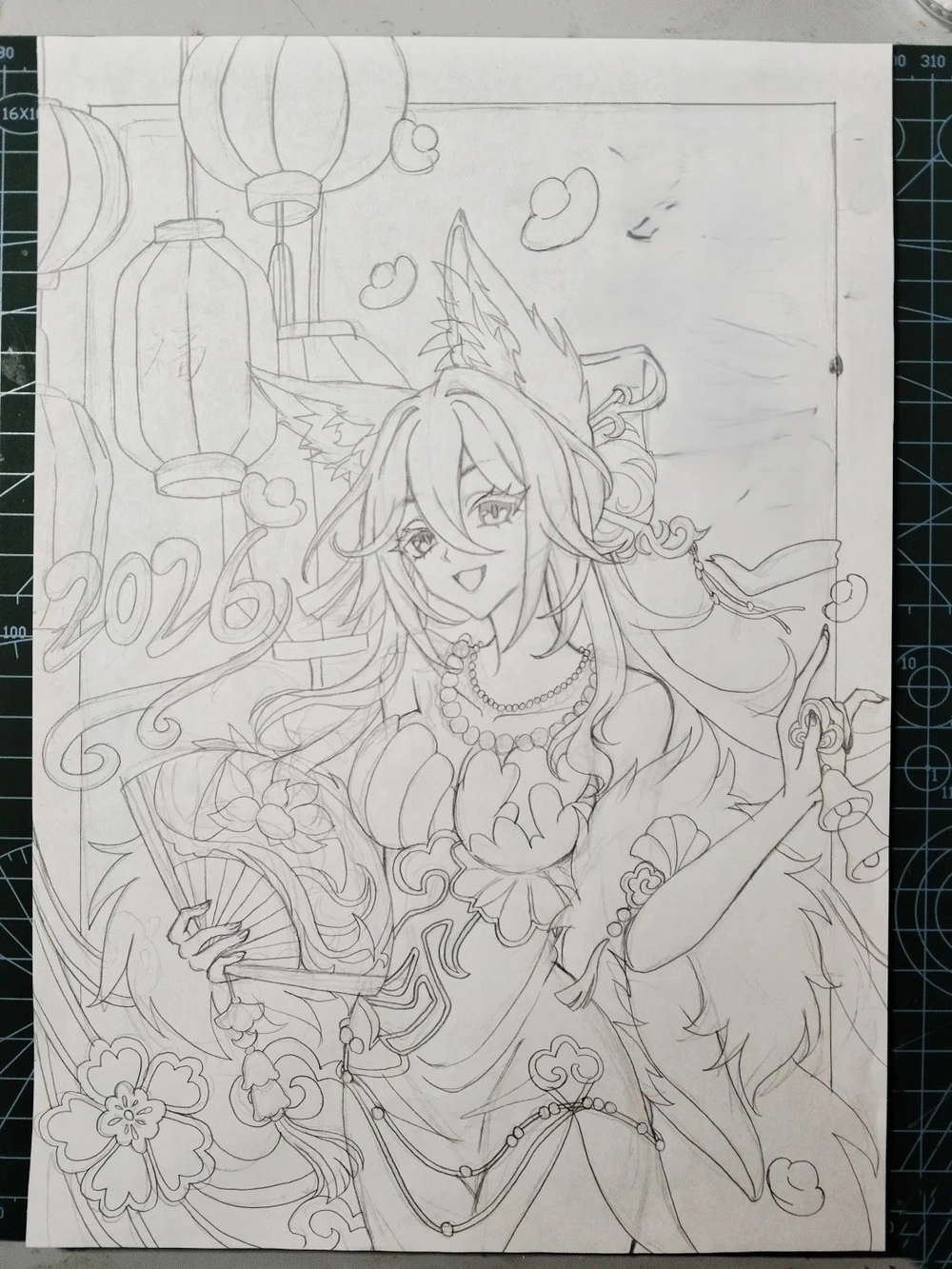 vẽ tranh đề tài ngày tết anime phiên bản mới