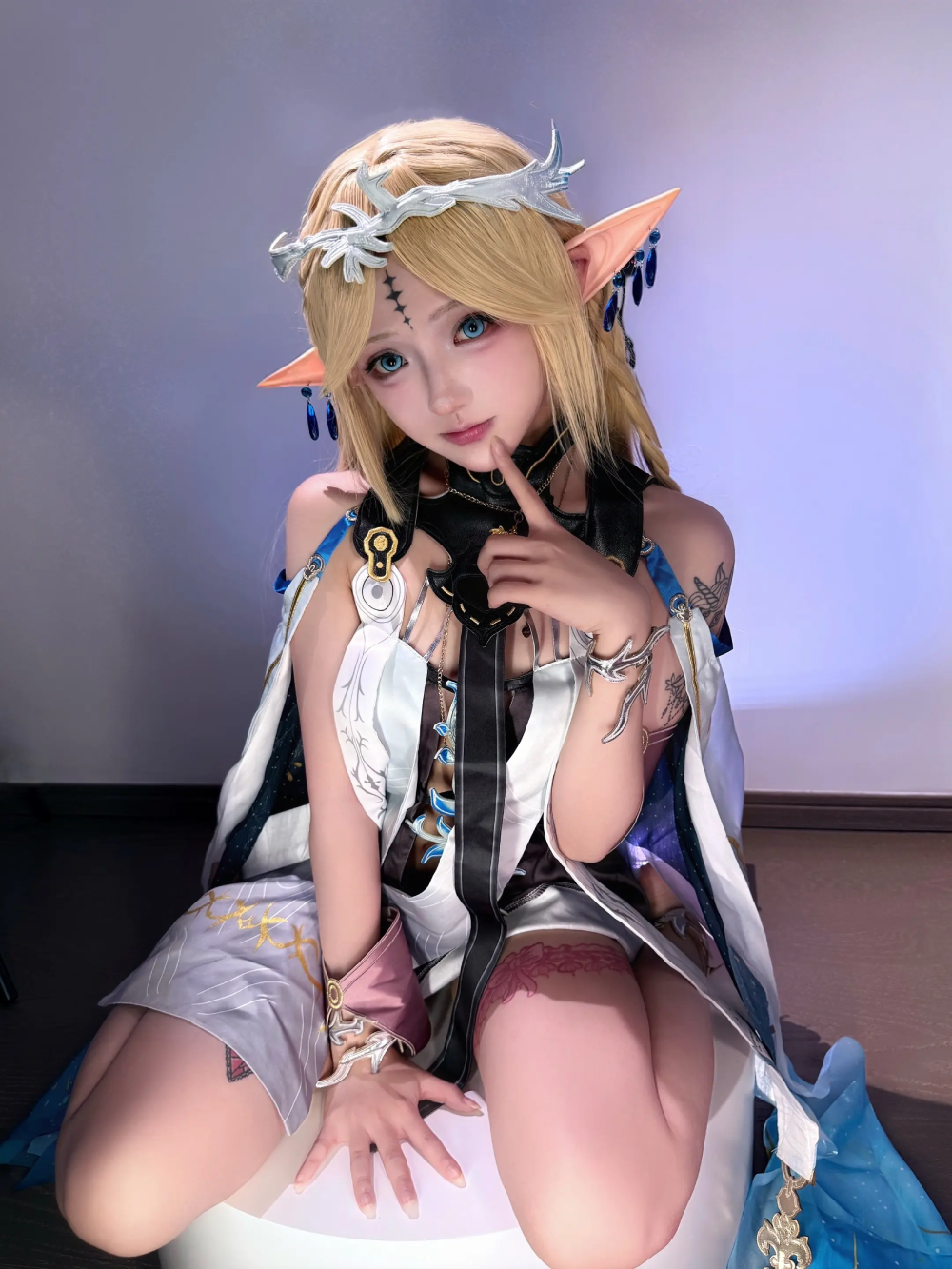 wuthering waves cartethyia cosplay full set