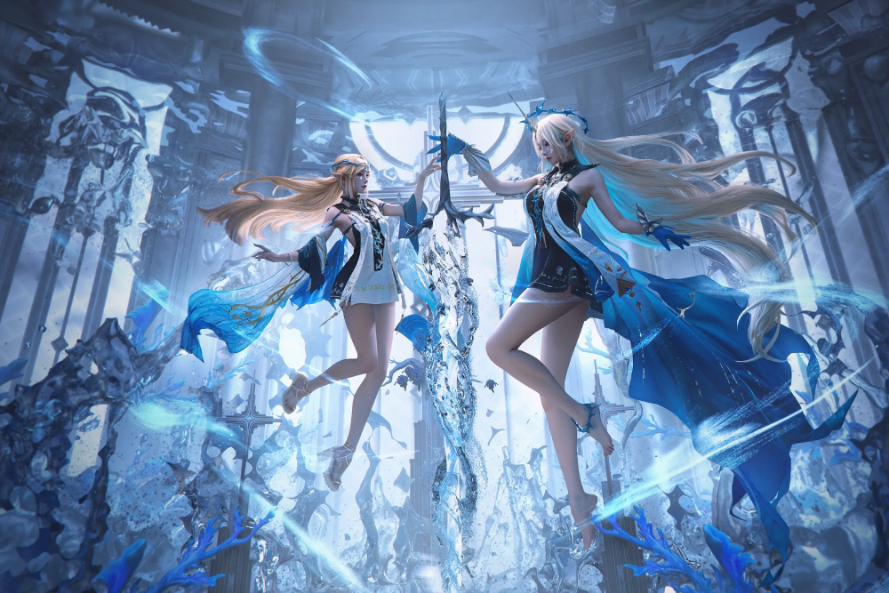 wuthering waves cartethyia cosplay ngoài đời