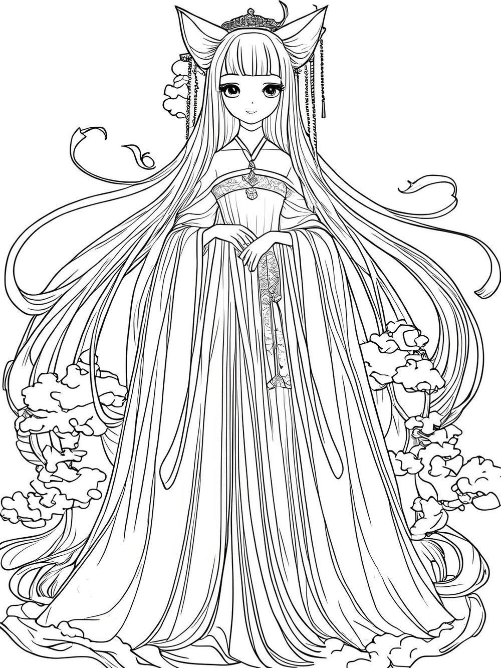 ý tưởng sáng tạo vẽ anime hồ ly nghệ thuật