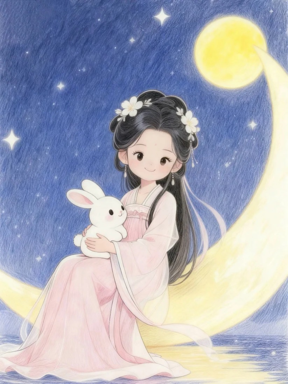 Vẽ anime thỏ manga phong cách chibi