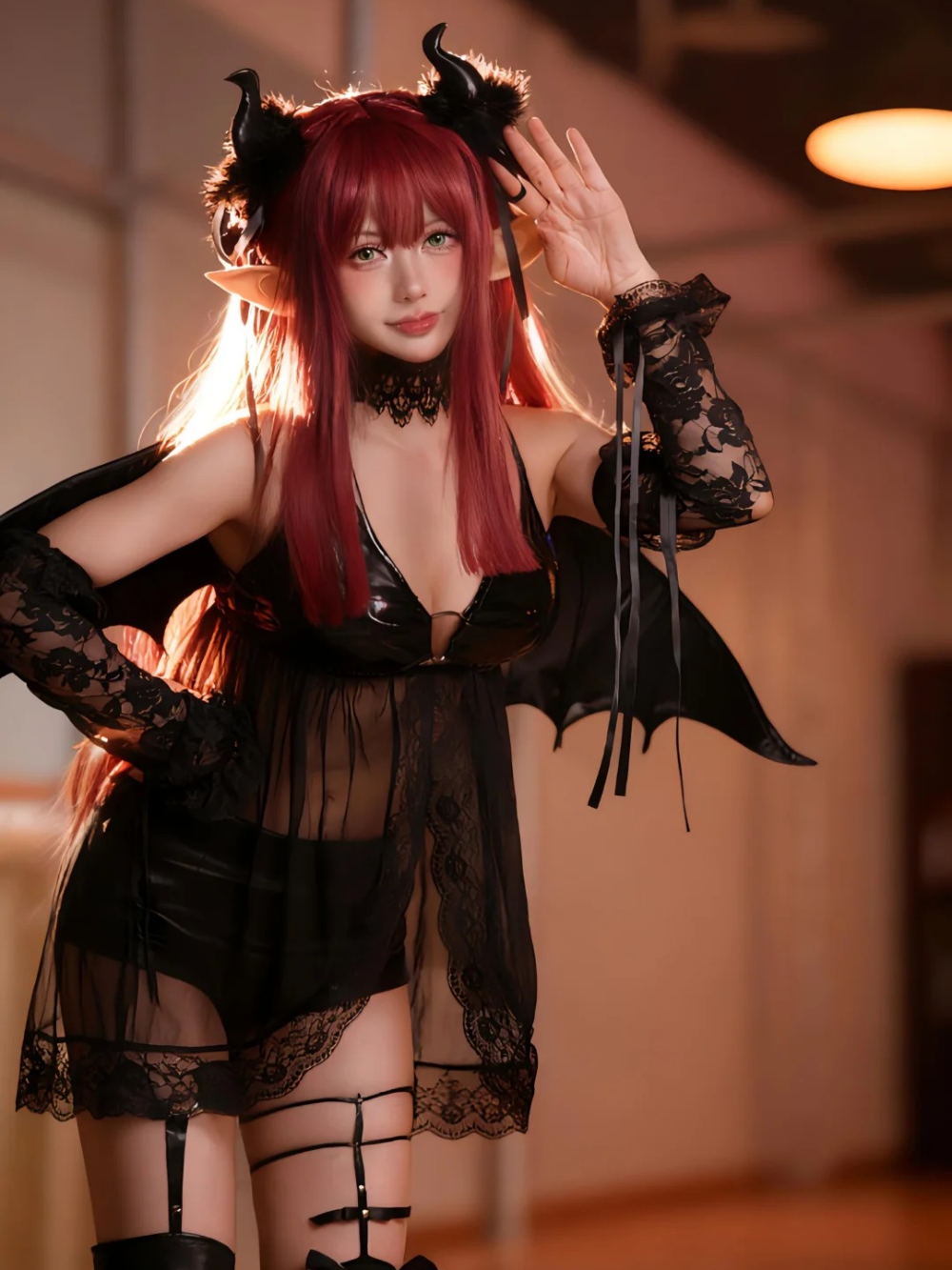 ảnh cosplay nhân vật succubus