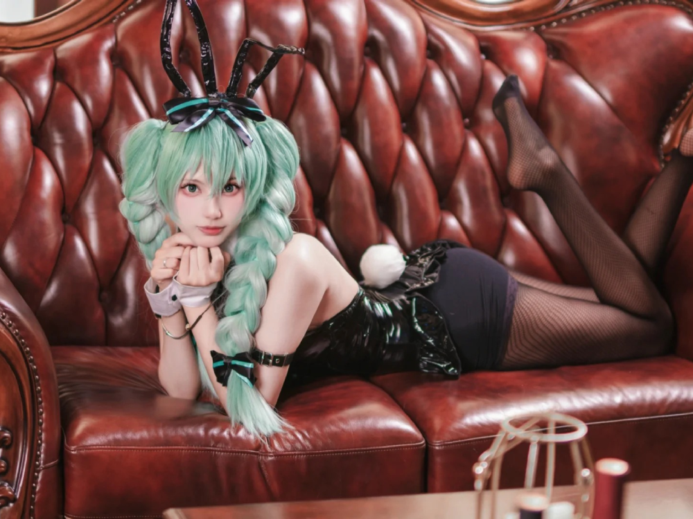 ảnh gái xinh cosplay thỏ đen cosplay thỏ đẹp