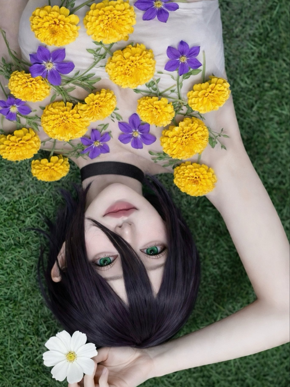 ảnh reze cosplay ánh sáng nghệ thuật