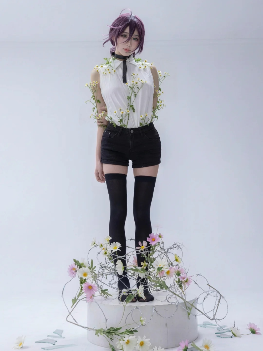 ảnh reze cosplay ngoại cảnh nổi bật