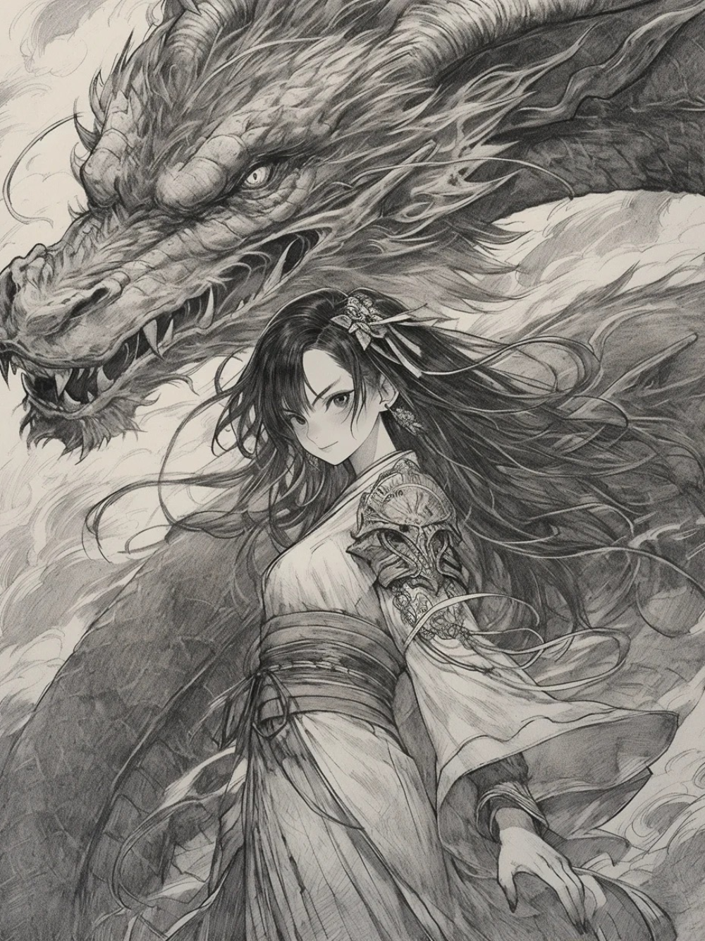 anime vẽ rồng phong cách nghệ thuật