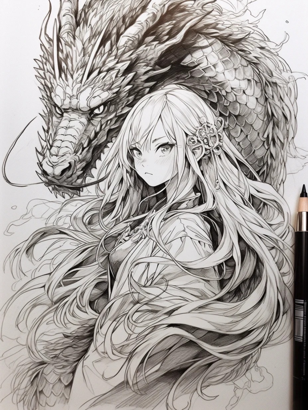 bài học vẽ rồng anime cơ bản