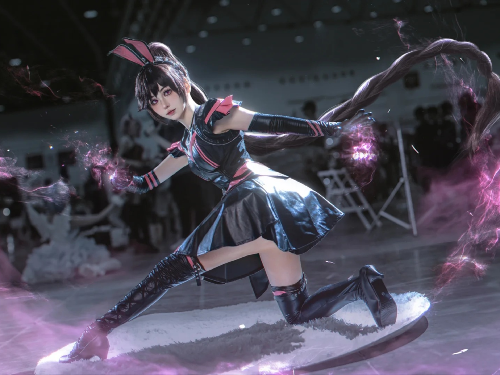 gái xinh cosplay thỏ đen ảnh đẹp cosplay