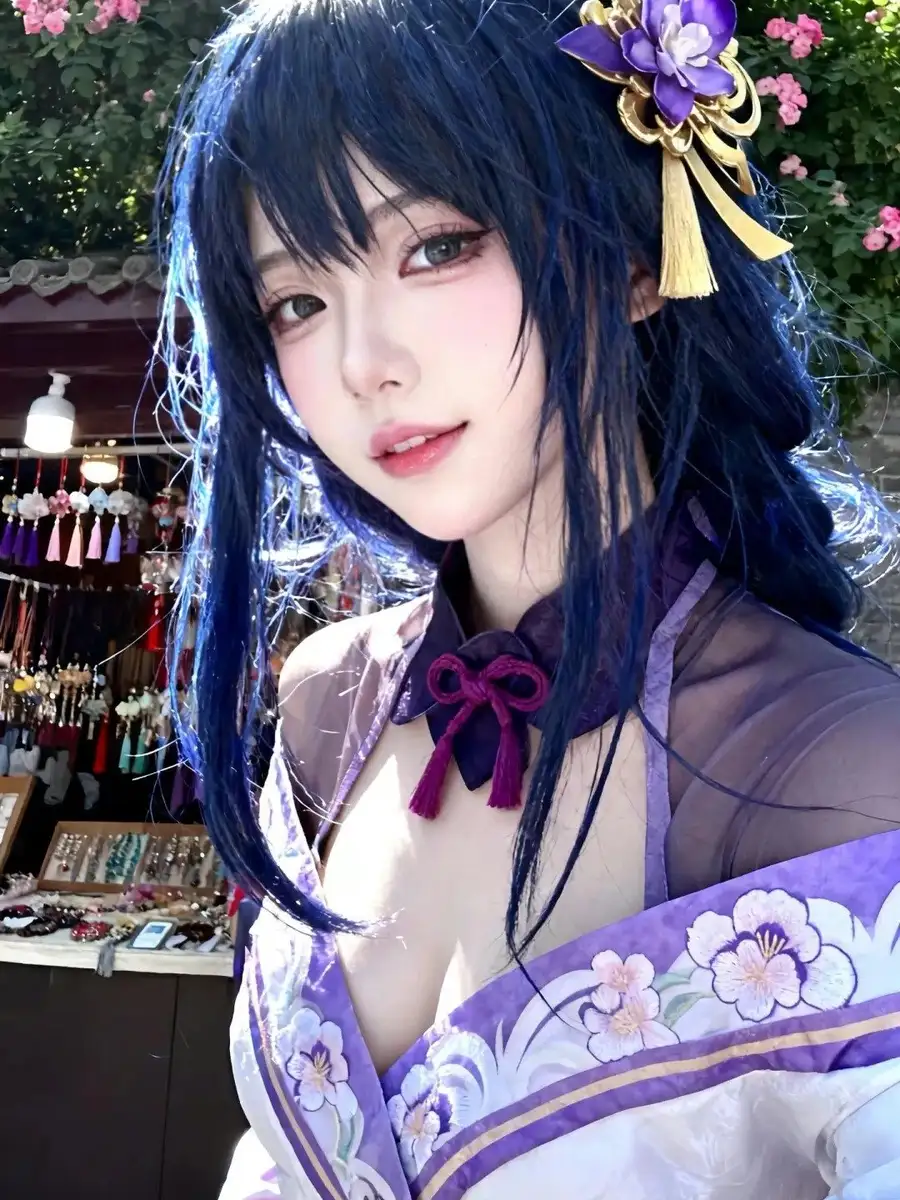 gái xinh cosplay vú to trang phục sexy