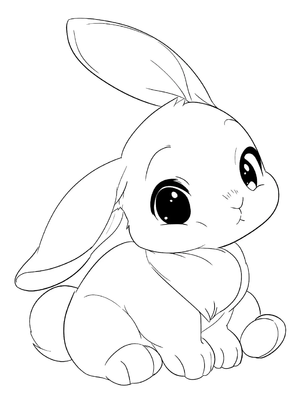 hình ảnh con thỏ anime dễ thương