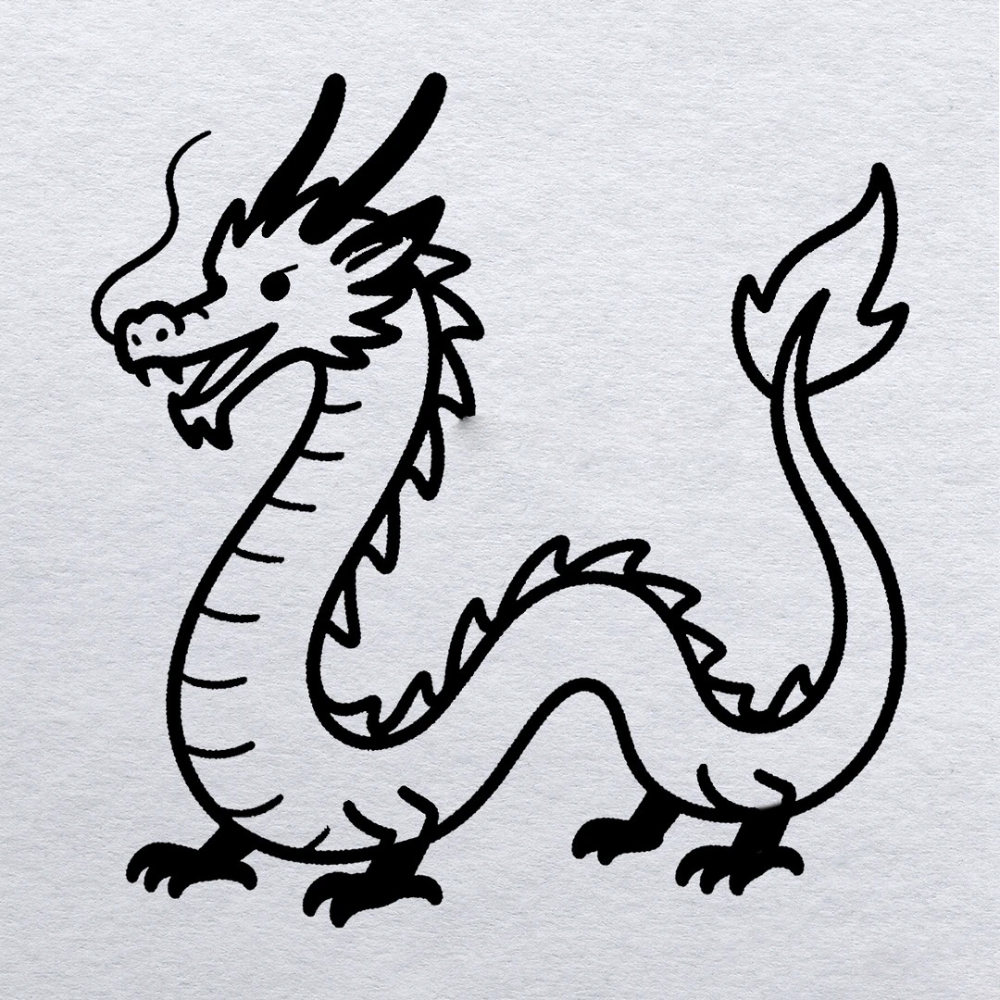 hướng dẫn vẽ rồng anime đơn giản