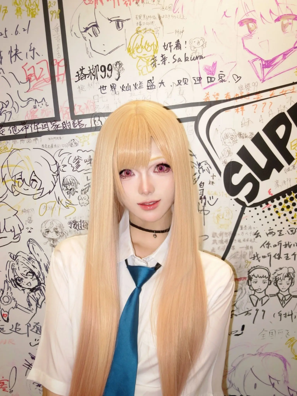 marin cosplay concept học sinh Nhật Bản