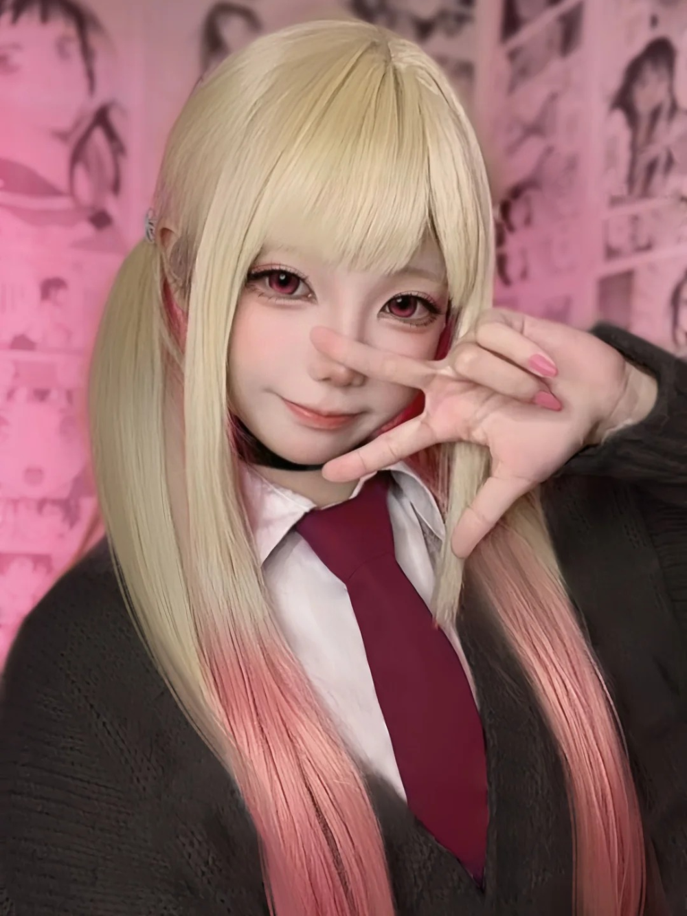 marin cosplay phong cách nhẹ nhàng nữ tính