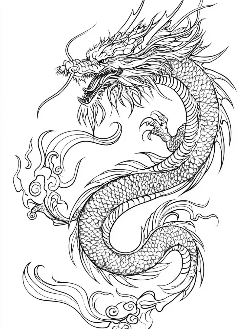 phong cách nhật vẽ rồng anime