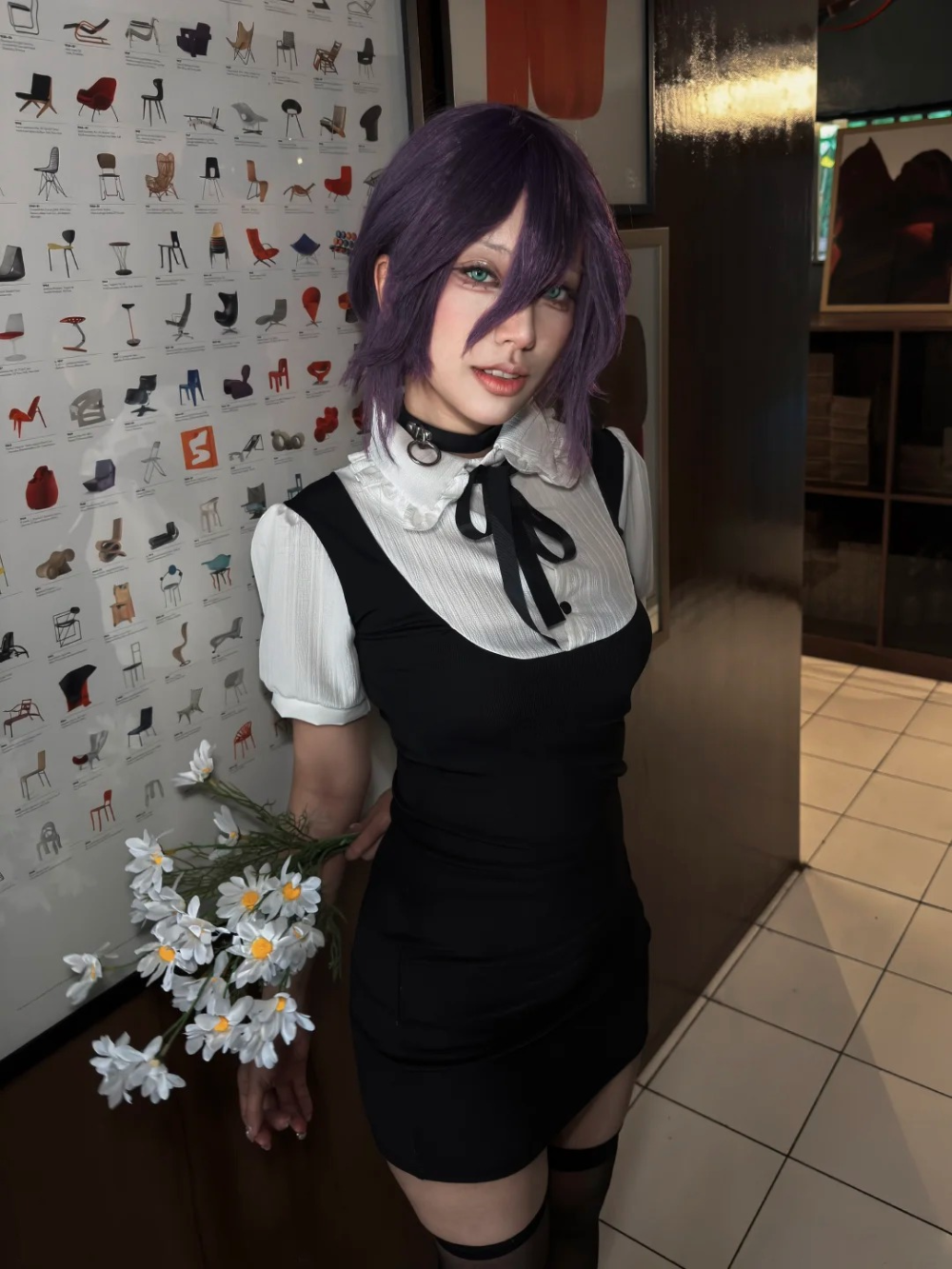 reze chainsaw man cosplay trang phục chuẩn