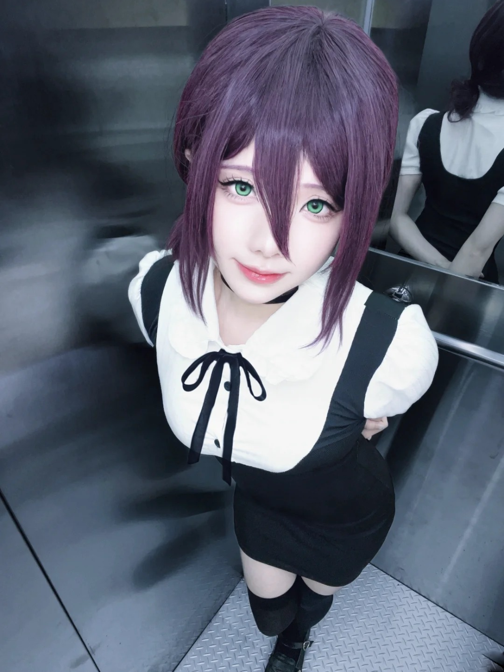 reze cosplay phong cách anime sắc nét