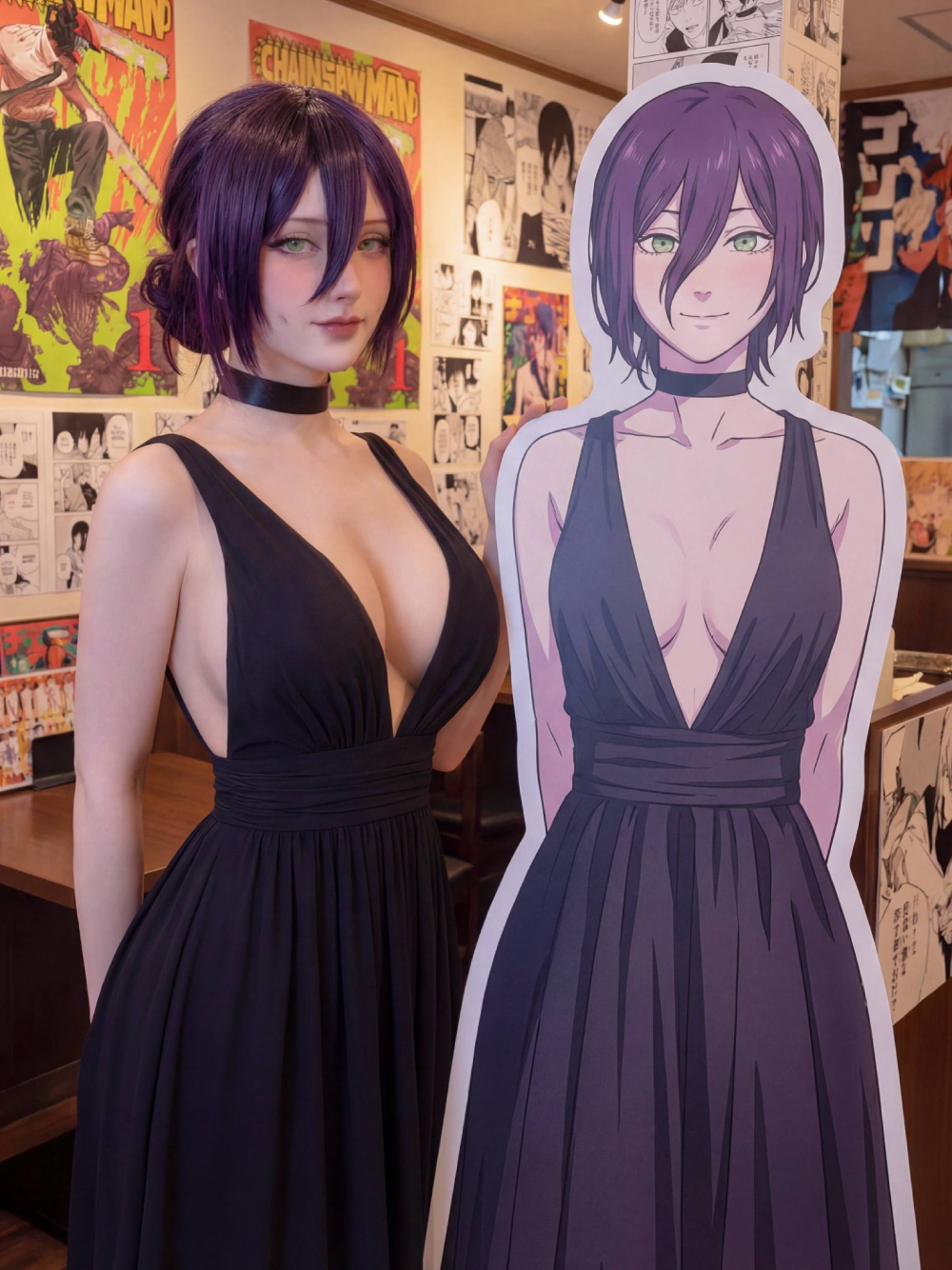 reze cosplay phong cách cá tính mạnh