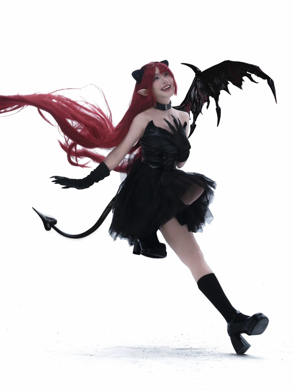 succubus cosplay anime nghệ thuật