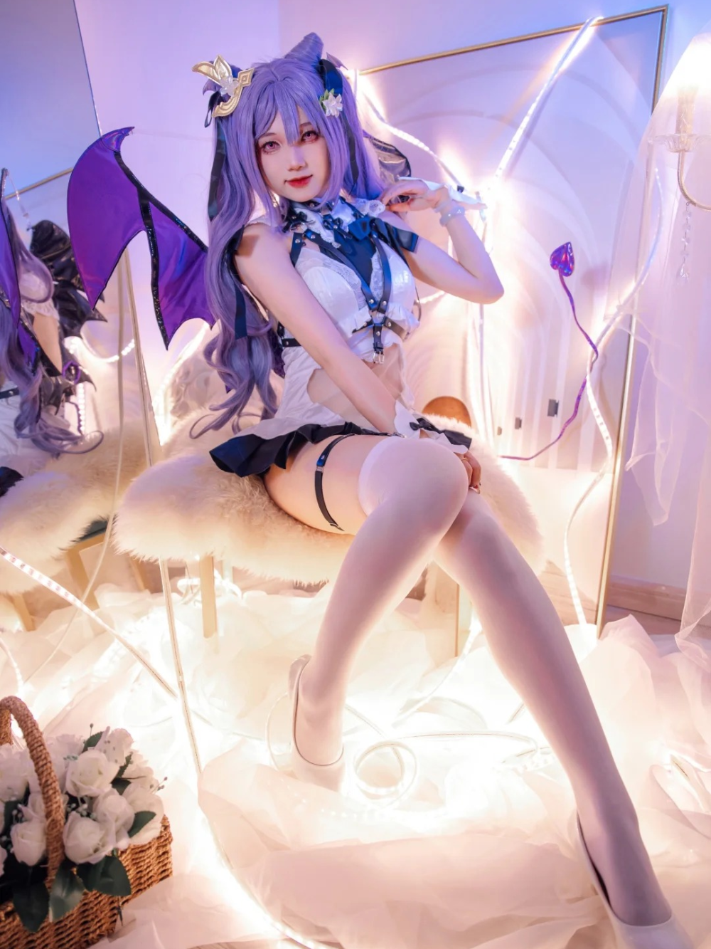 succubus cosplay anime nhân vật fantasy