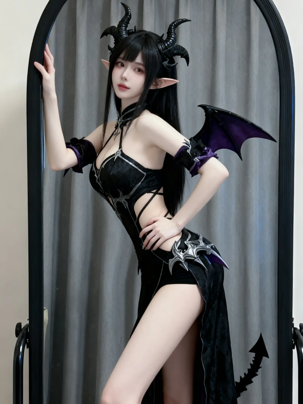 succubus cosplay anime quyến rũ