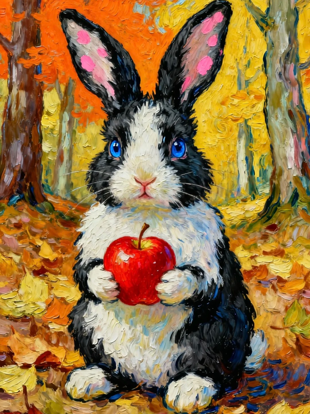 vẽ con thỏ cute chibi đáng yêu