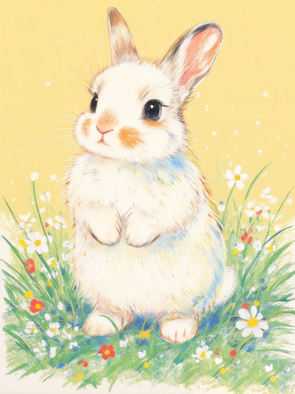 vẽ con thỏ cute dễ thương nhất