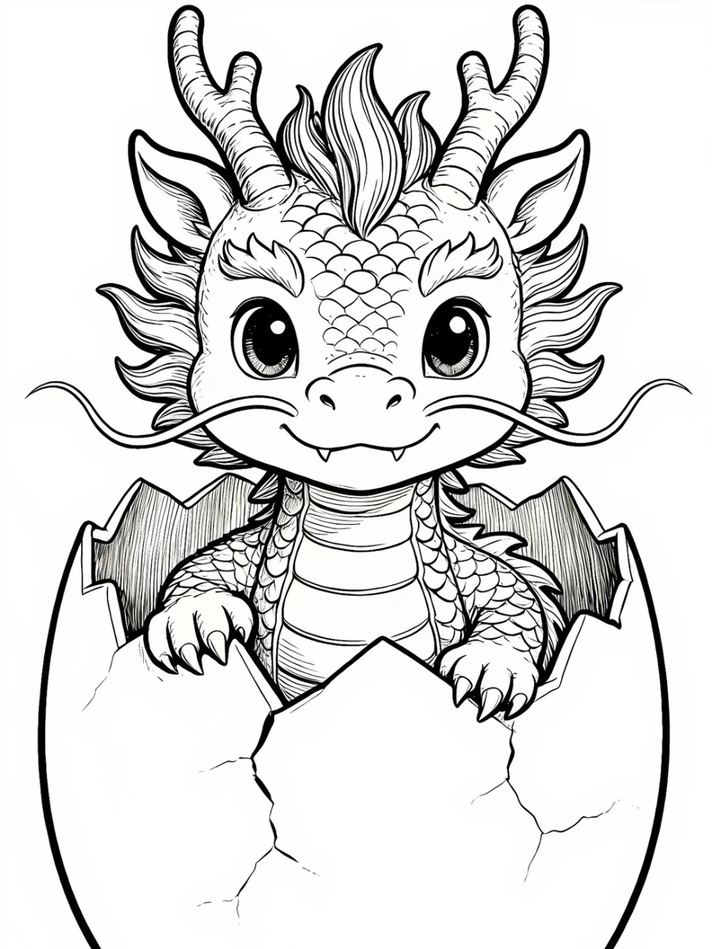 vẽ rồng anime chi tiết đẹp