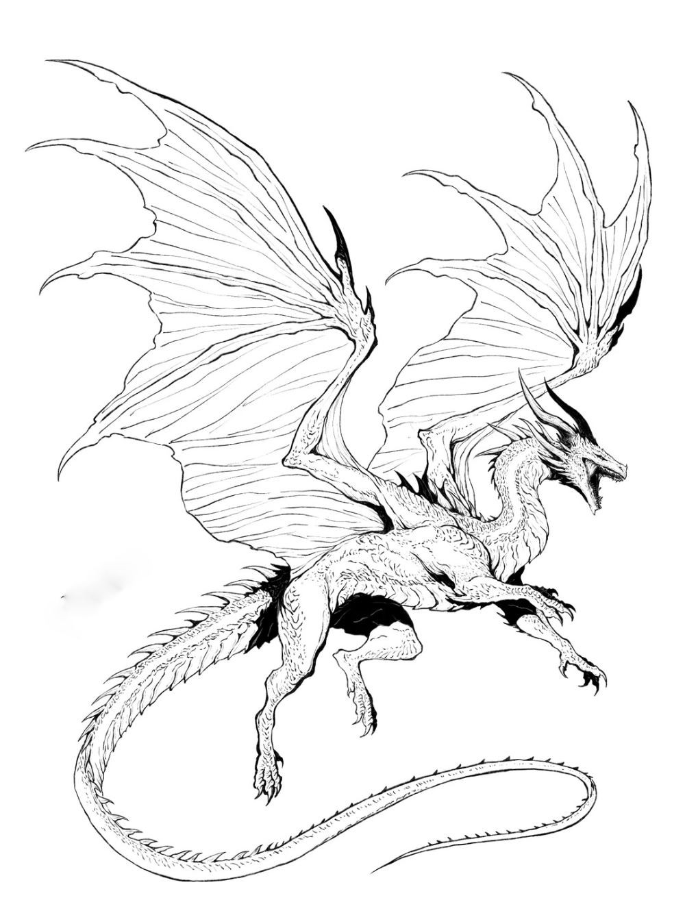vẽ rồng anime phong cách dễ thương
