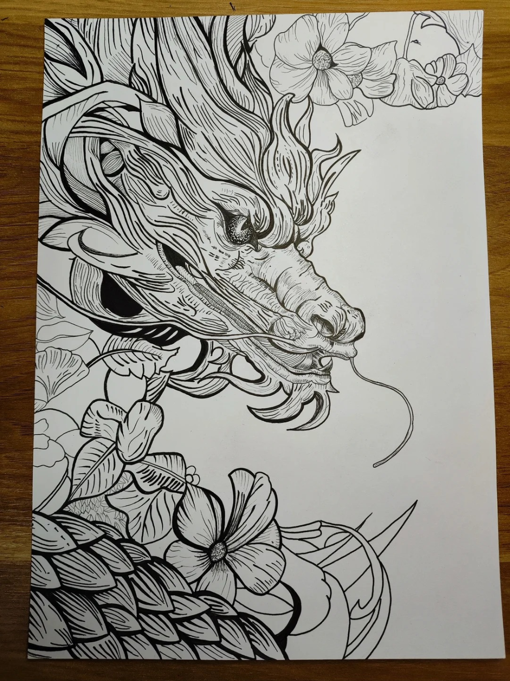 vẽ rồng anime phong cách ngầu