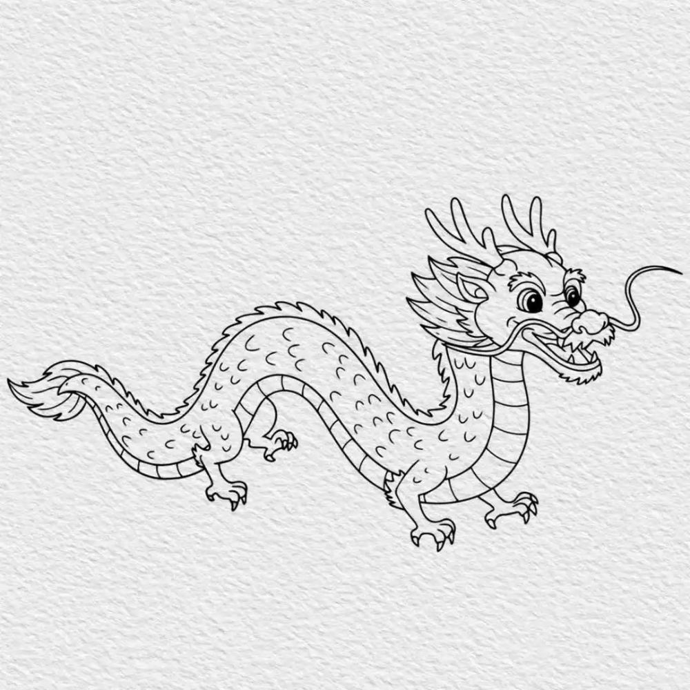 vẽ rồng trong anime