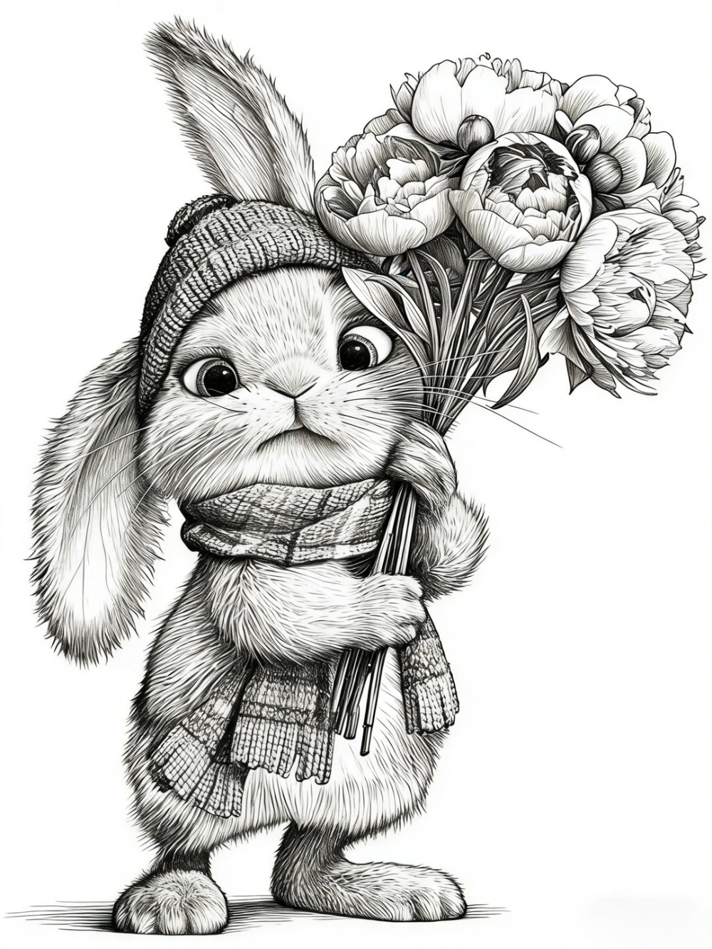 ý tưởng sáng tạo vẽ anime thỏ