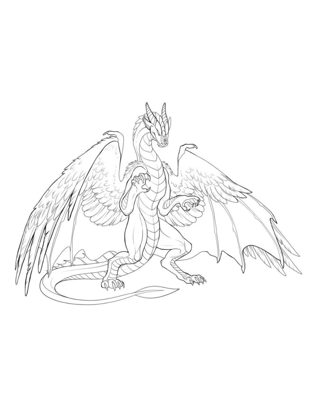ý tưởng vẽ rồng trong anime đẹp