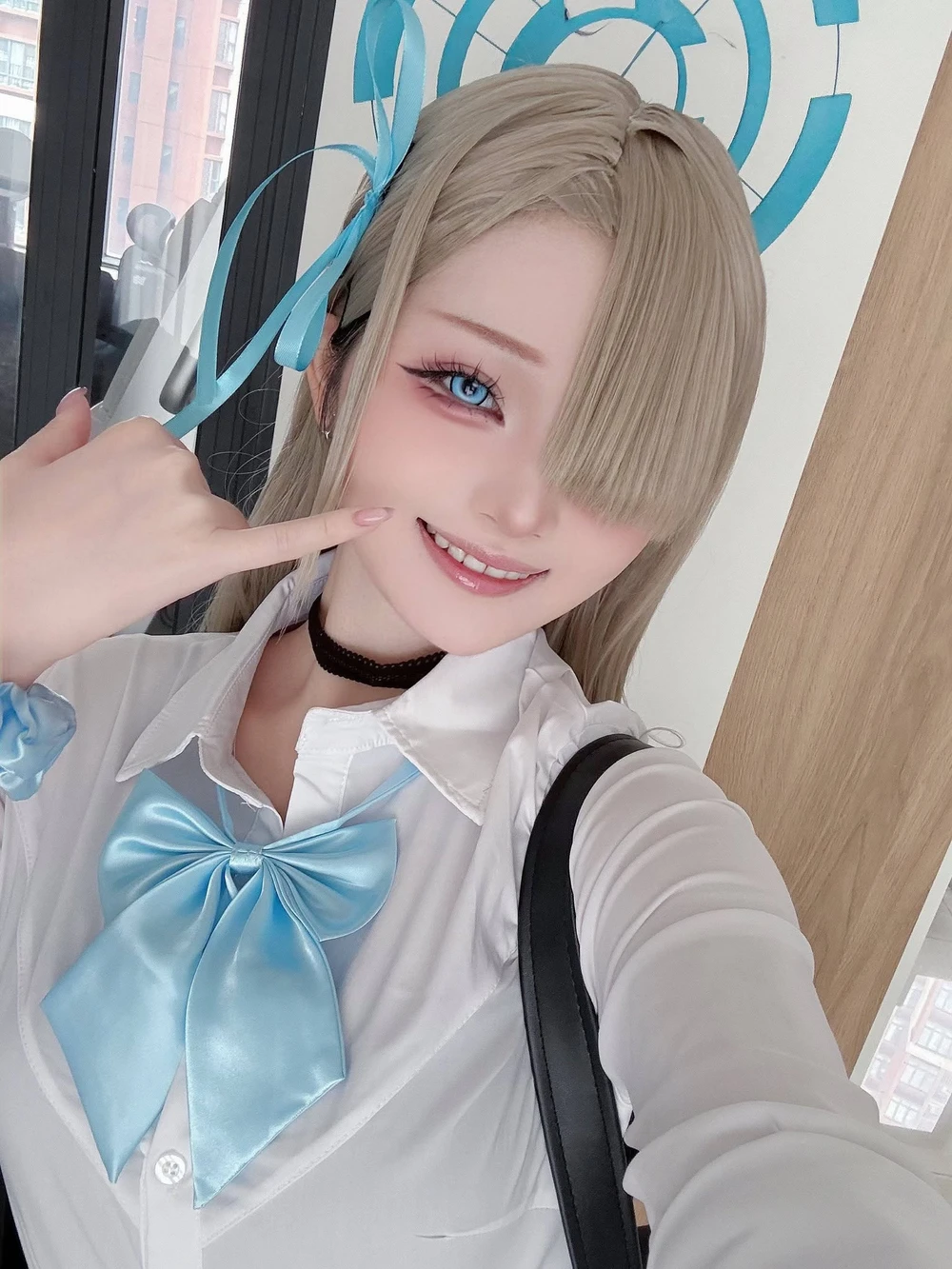 Ichinose Asuna Cosplay trong trang phục anime