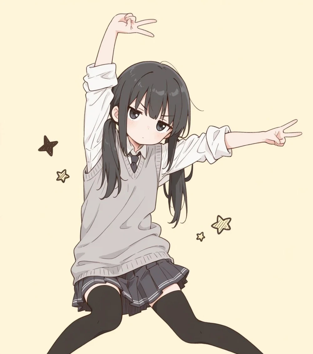 hình loli anime bé gái anime nhỏ nhắn