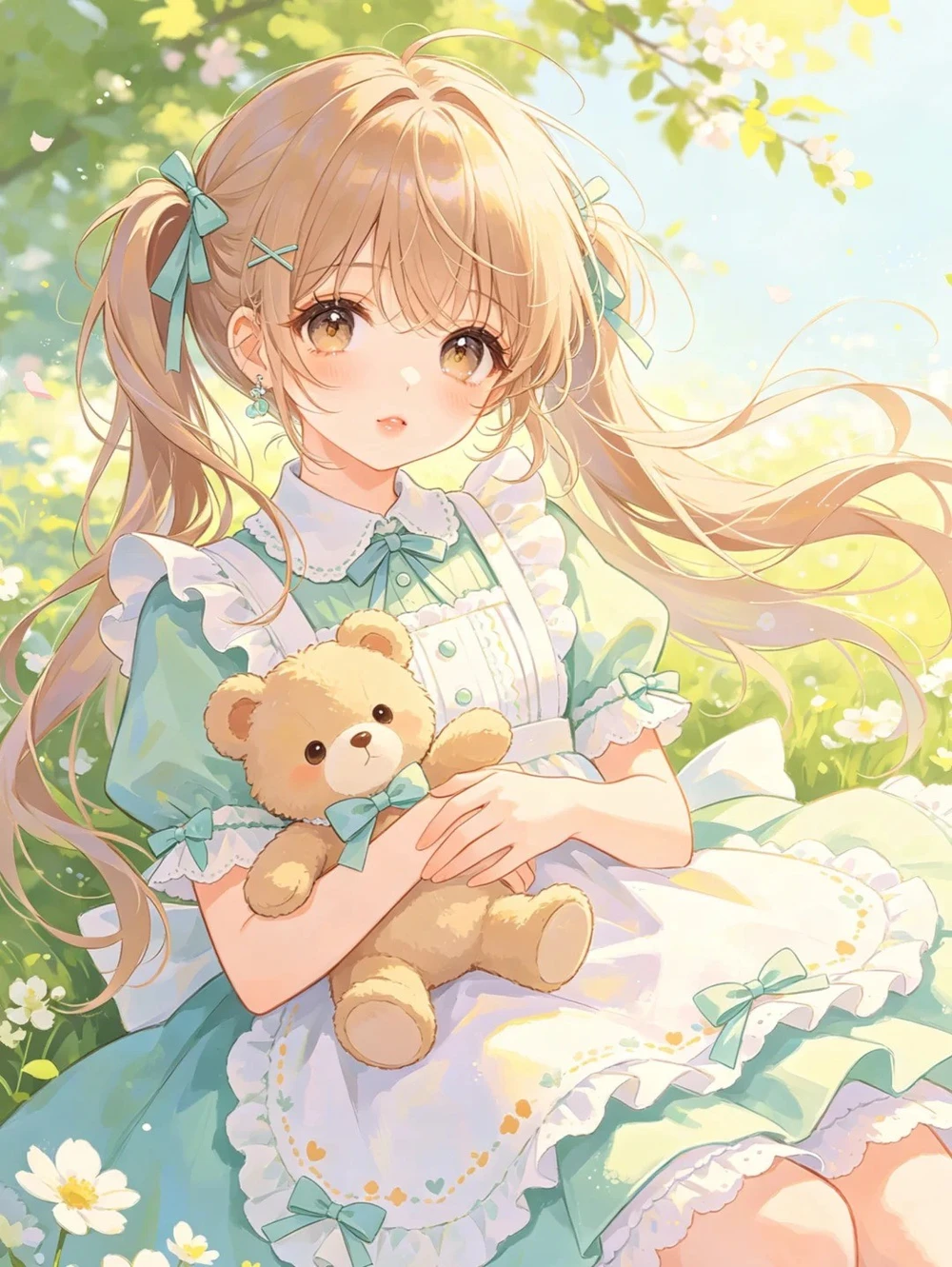 nhân vật loli anime bé nhỏ xinh đẹp